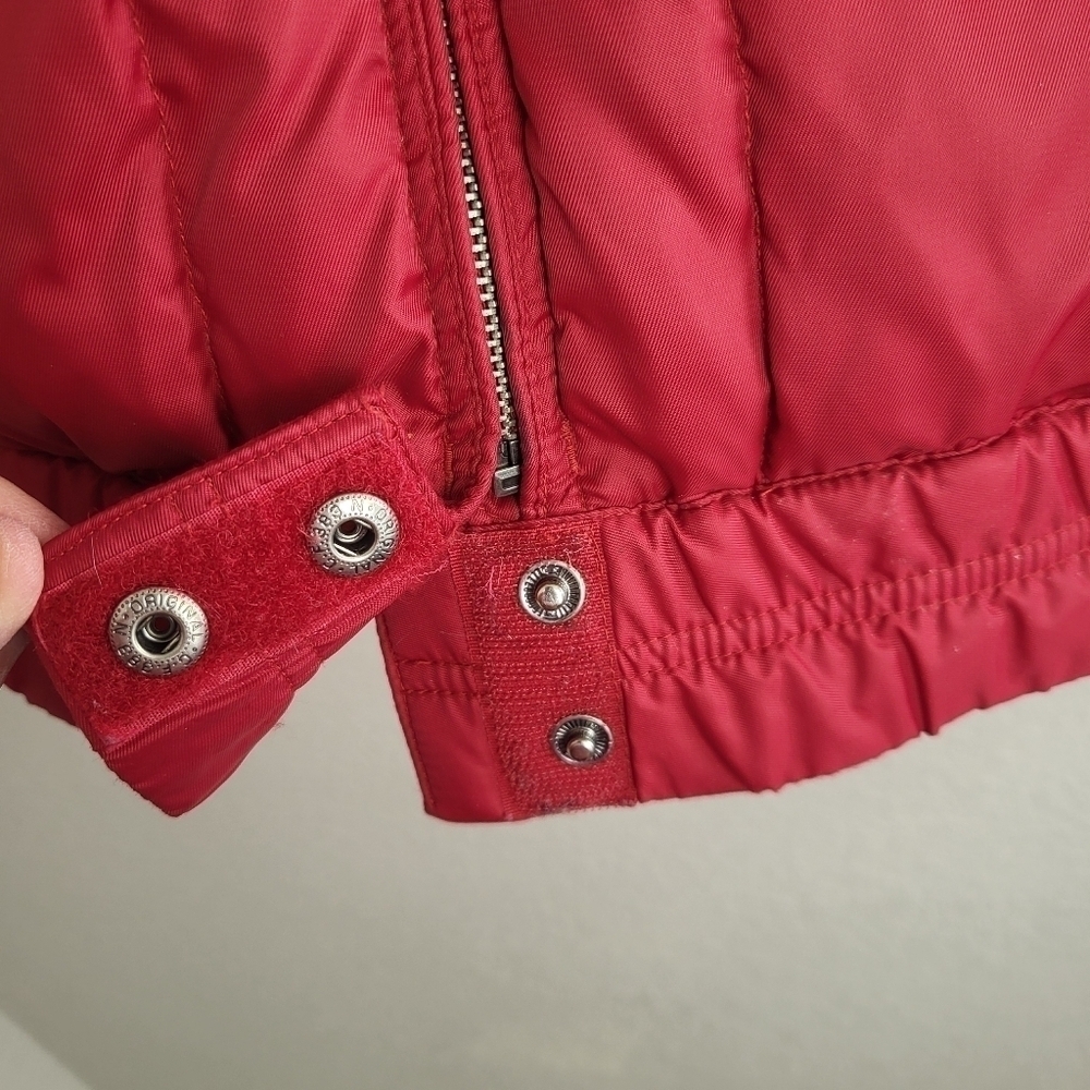 Tommy Hilfiger Quilted Down Red Women's Jacket Size Small - Picture 6 of 14
